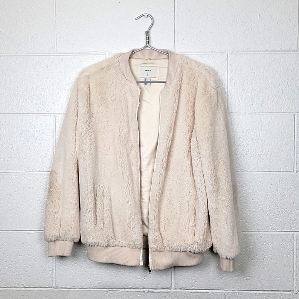 Fuzzy Bomer Jacket